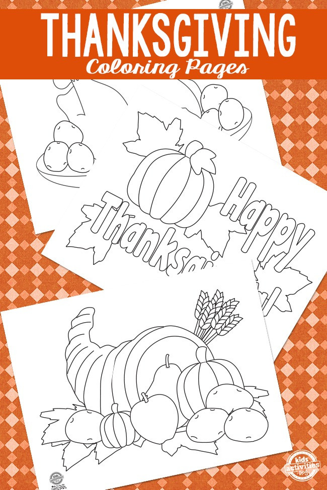 Do It Your Toddler Coloring Pages
 THANKSGIVING COLORING PAGES Kids Activities