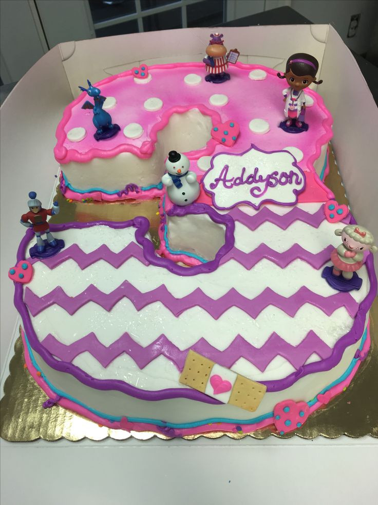 Doc Mcstuffins Birthday Cake Ideas
 1000 images about shaped numberkes on Pinterest