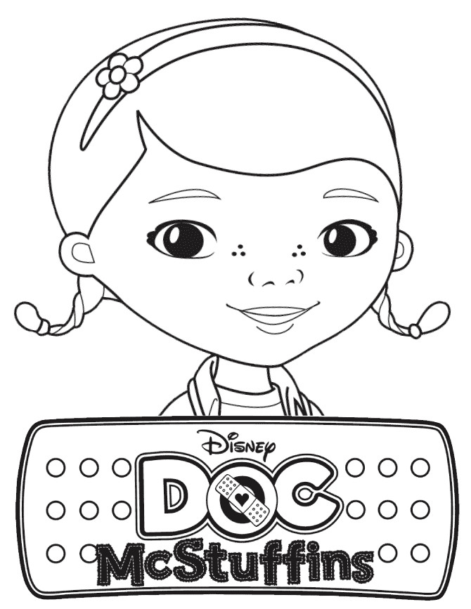 Doc Mcstuffins Printable Coloring Pages
 Disney Doc McStuffins Coloring Page