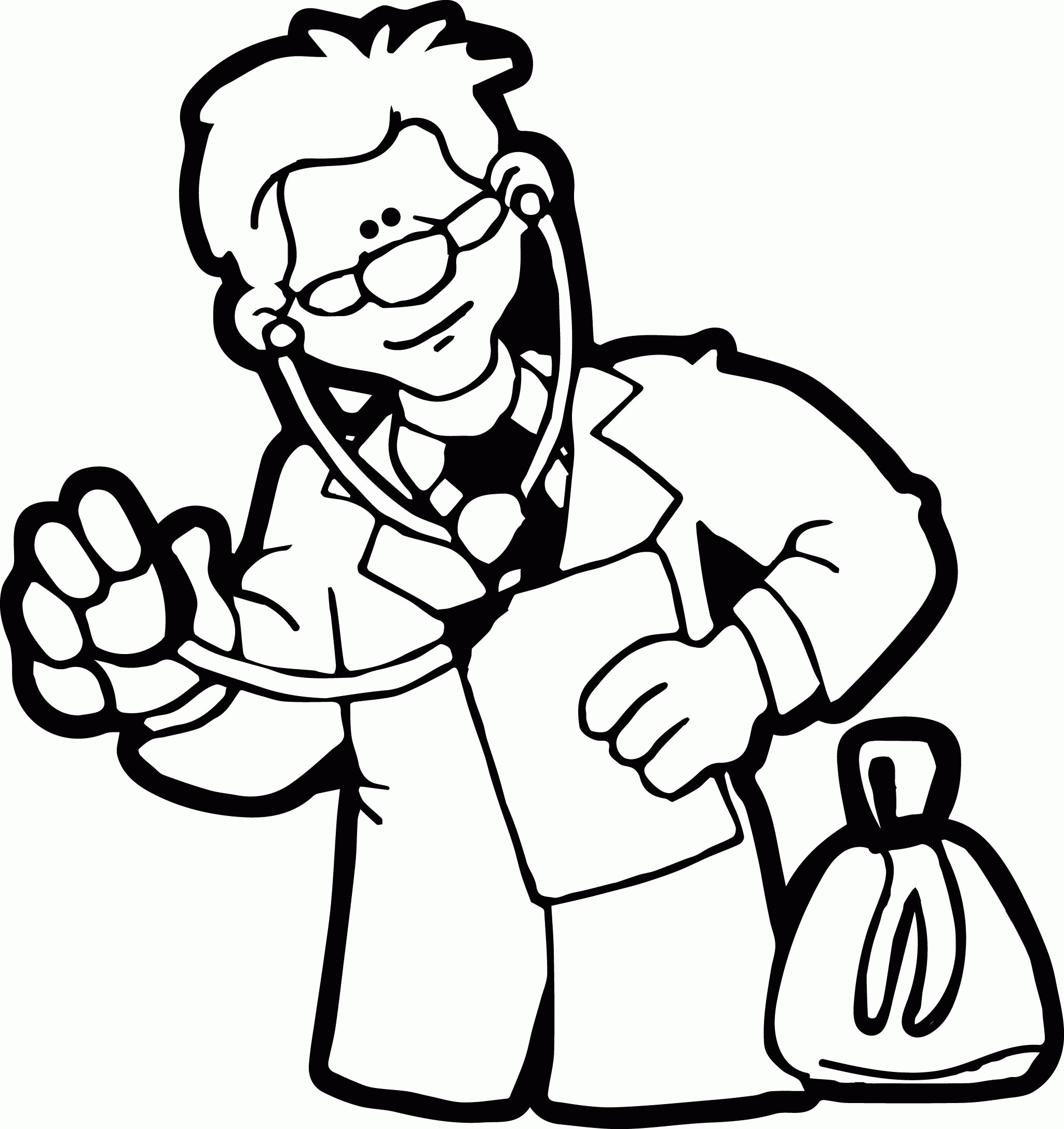 Doctor Coloring Pages
 A Doctor Coloring Page Coloring Home
