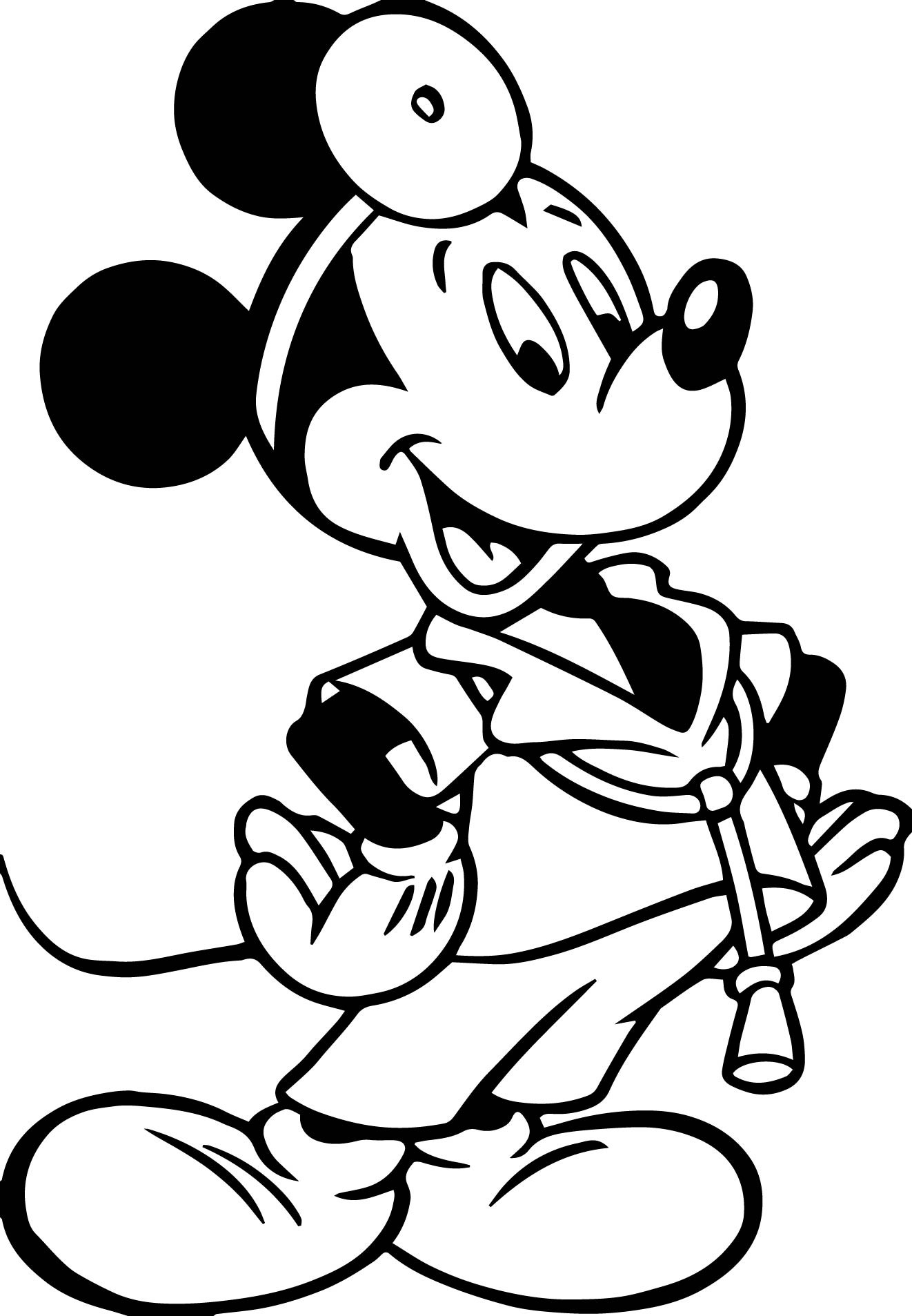 Doctor Coloring Pages
 Mickey A Doctor Coloring Page