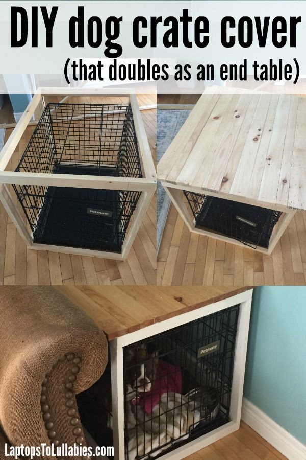 Dog Crate Cover DIY
 Best 25 Dog crate table ideas on Pinterest
