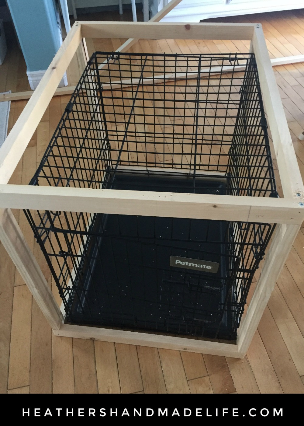 Dog Crate Cover DIY
 diy dog crate cover table 2 Heather s Handmade Life