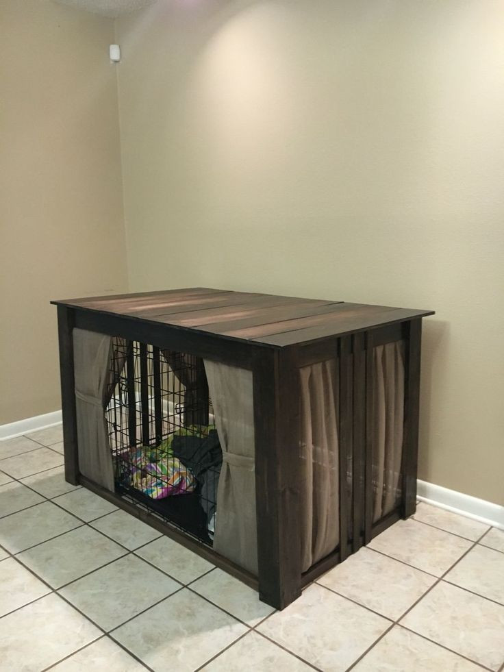 Dog Crate Cover DIY
 Best 25 Dog crate cover ideas on Pinterest