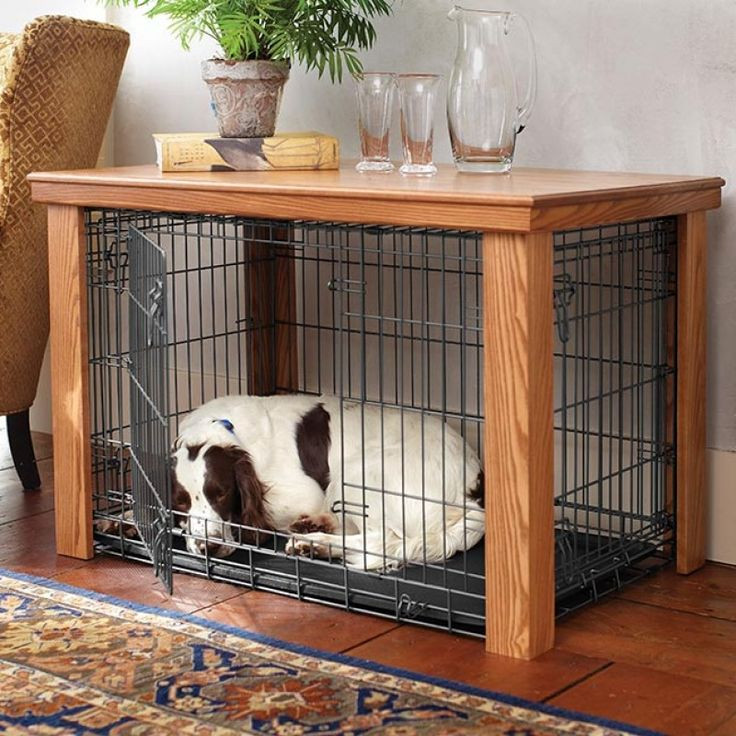 Dog Crate Furniture DIY
 Best 25 Dog crate table ideas on Pinterest