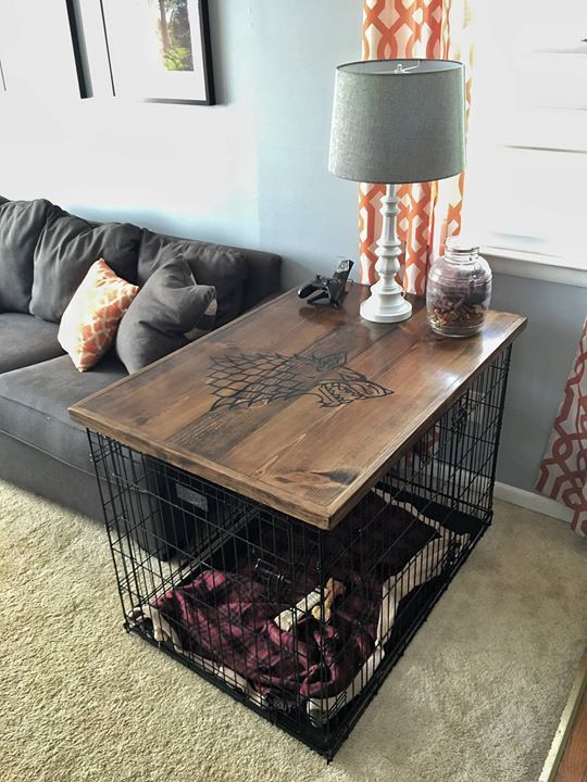 Dog Crate Furniture DIY
 Best 25 Dog Crate Table ideas on Pinterest