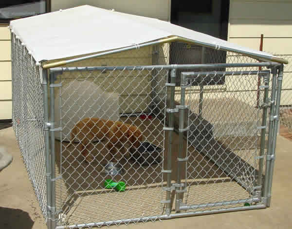 Dog Kennel Roof DIY
 DIY Kennel Cover Kits Dog Kennel Roof Covers