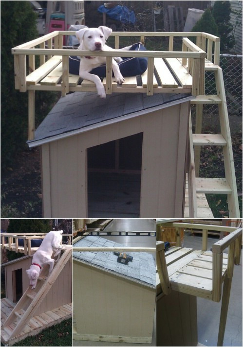Dog Kennel Roof DIY
 15 Brilliant DIY Dog Houses With Free Plans For Your Furry