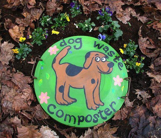 Dog Poop Composter DIY
 Dog Waste poster