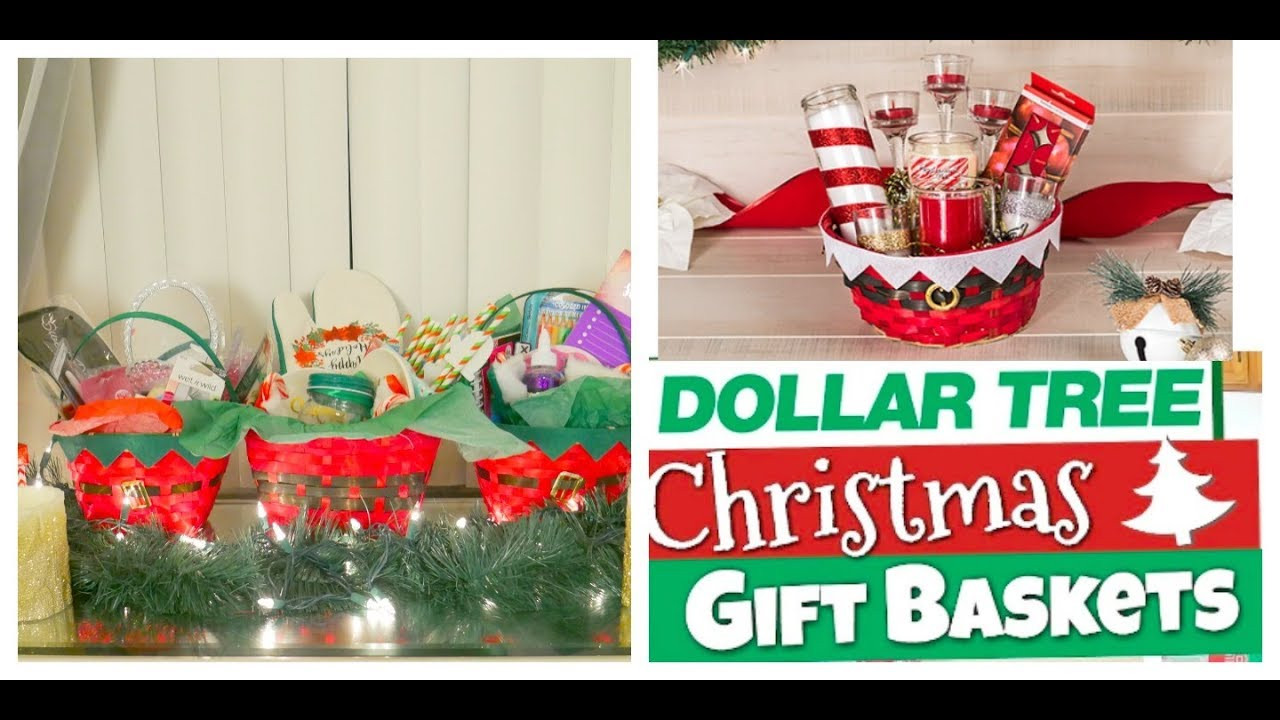 Dollar Tree Christmas Gift Ideas
 DIY DOLLAR TREE CHRISTMAS GIFT BASKETS ?