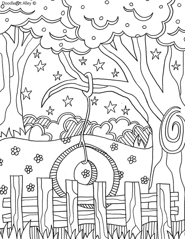 Doodles For Teenage Boys Coloring Pages
 Summer Coloring pages Doodle Art Alley