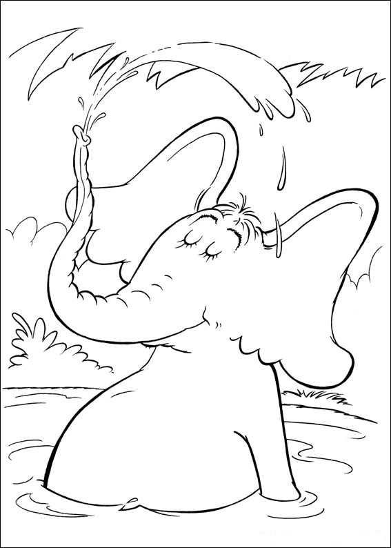 Dr.Seuss Coloring Pages Printable
 Fun Coloring Pages Horton Dr Seuss Coloring Pages