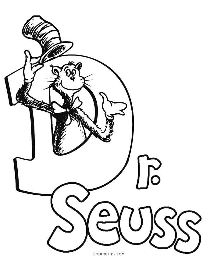 Dr.Seuss Coloring Pages Printable
 Free Printable Dr Seuss Coloring Pages For Kids