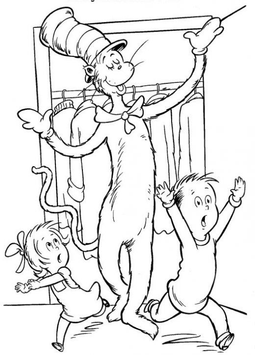 Dr.Seuss Coloring Pages Printable
 Fun Coloring Pages Cat in the Hat Coloring Pages Dr Seuss