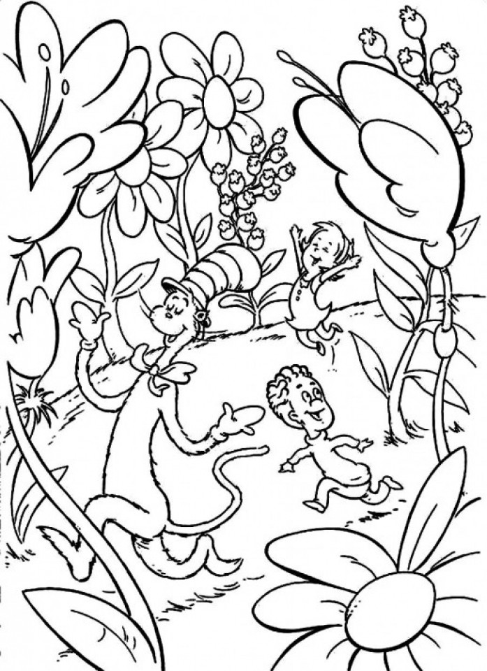 Dr.Seuss Printable Coloring Sheets
 Get This Dr Seuss Coloring Pages Free Printable