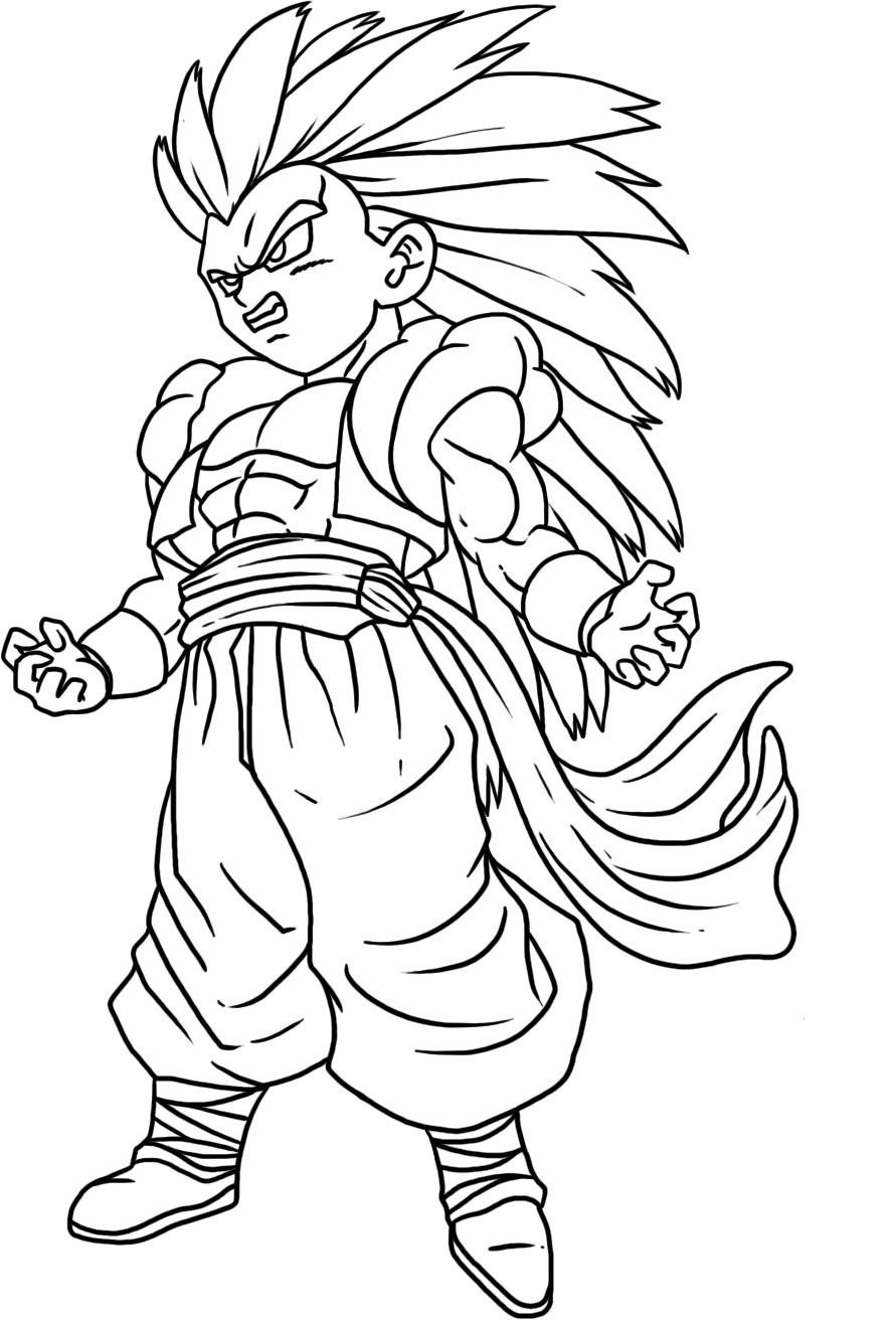 Dragon Ball Z Coloring Pages Printable
 Free Printable Dragon Ball Z Coloring Pages For Kids