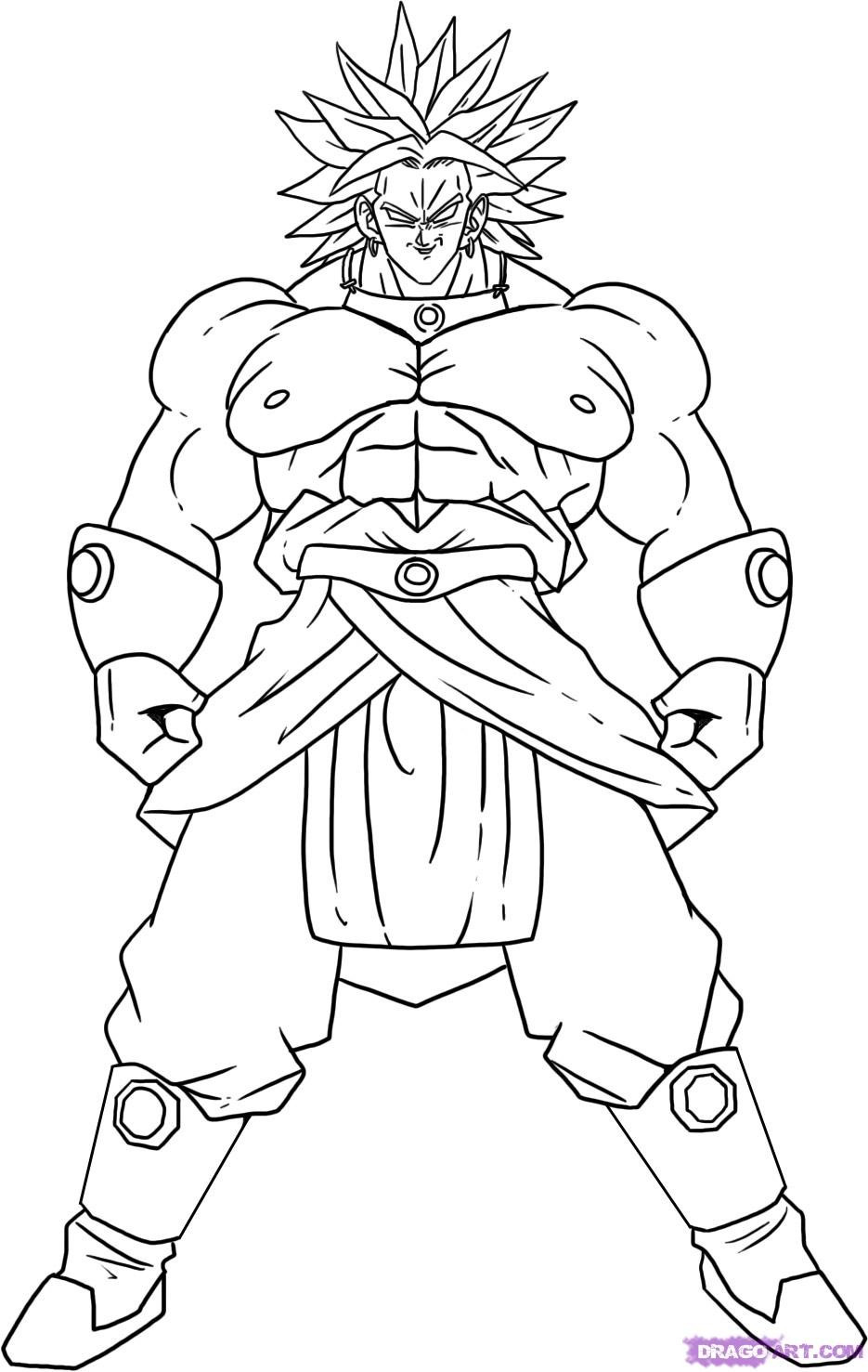 Dragon Ball Z Coloring Pages Printable
 Free Printable Dragon Ball Z Coloring Pages For Kids