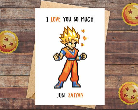 Dragon Ball Z Gift Ideas For Boyfriend
 5 Geeky Valentine s Day cards Geek Shopping