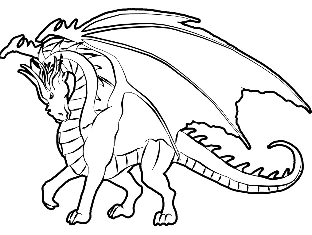 Dragon Coloring Pages Free Printable
 Free Printable Dragon Coloring Pages AZ Coloring Pages