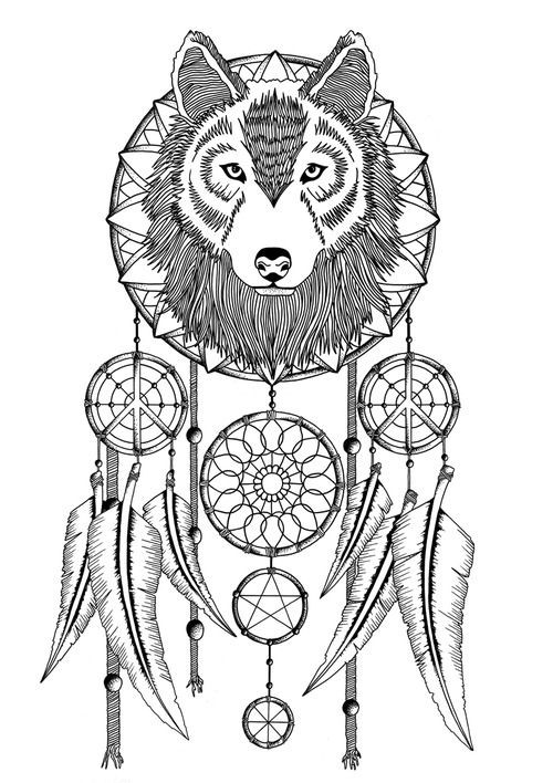 Dream Girl Coloring Book
 134 best DreamCatcher Coloring Pages for Adults images on