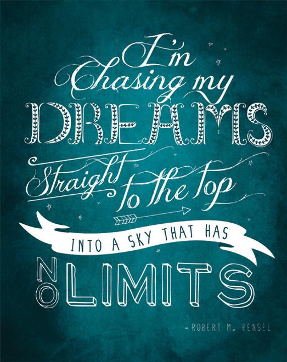 Dream Motivation Quotes
 Giclee Print Quote Poster Motivational Quote by