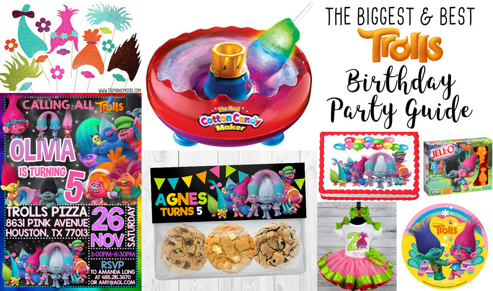 Dreamworks Trolls Birthday Party Ideas
 The BIGGEST And BEST Dreamworks Trolls Birthday Party