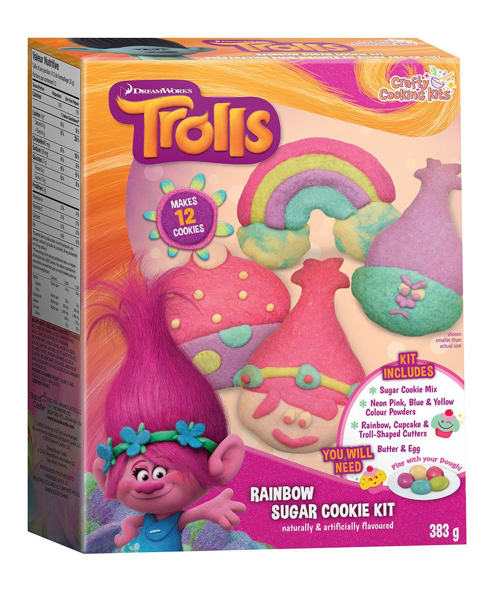 Dreamworks Trolls Party Ideas
 Look at this DreamWorks Trolls Rainbow Sugar Cookie Kit on