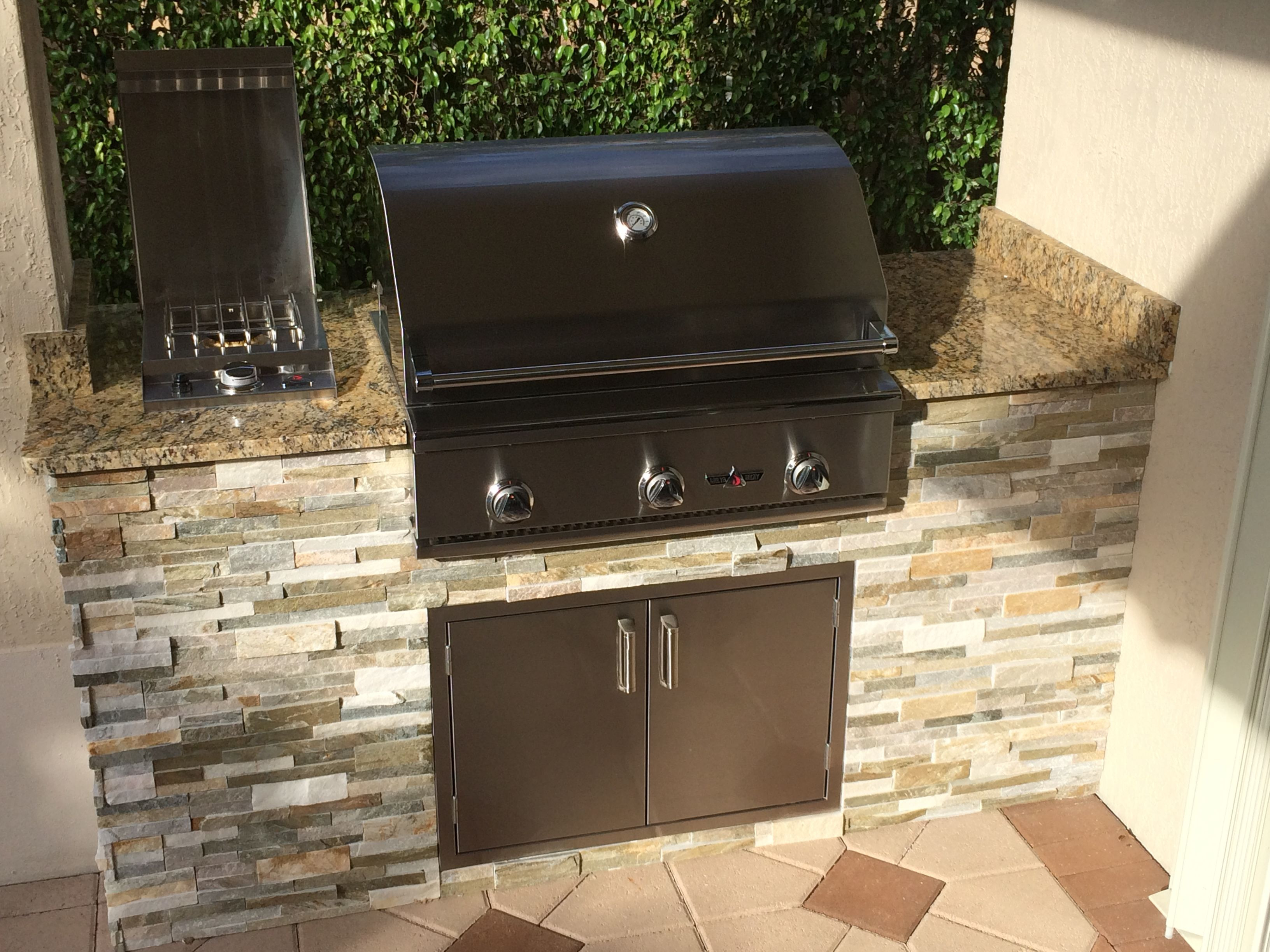 Drop In Grills For Outdoor Kitchens
 Grill Island to ac modate a small space Delta Heat