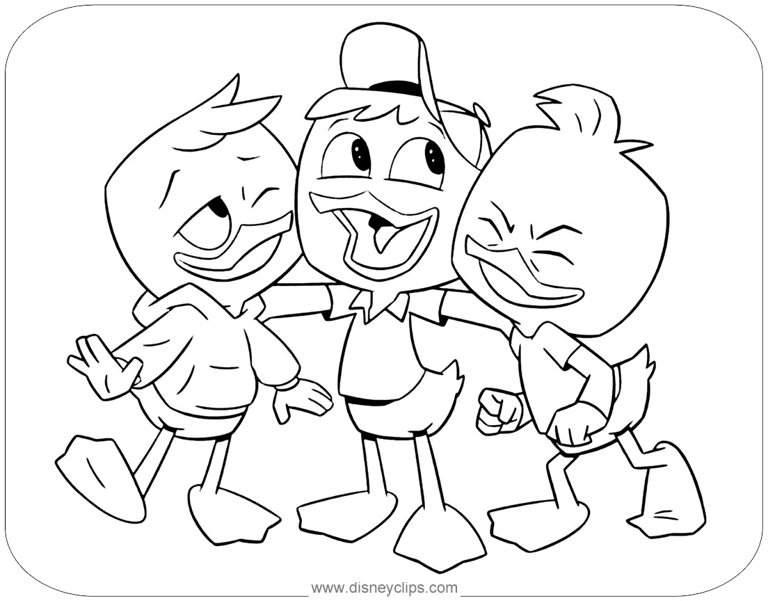Ducktales Coloring Pages
 New Ducktales Coloring Pages