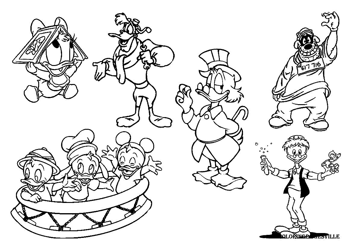 Ducktales Coloring Pages
 Ducktales Coloring Pages Disney Coloring Pages