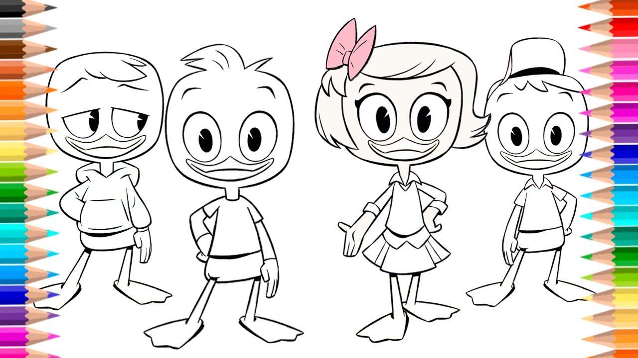 Ducktales Coloring Pages
 Coloring book DuckTales Coloring Pages and Drawing for