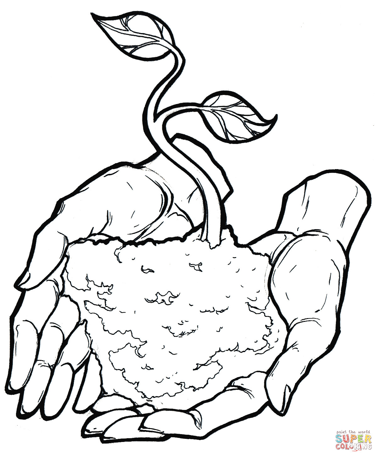 Earth Day Coloring Pages
 Happy Earth Day coloring page