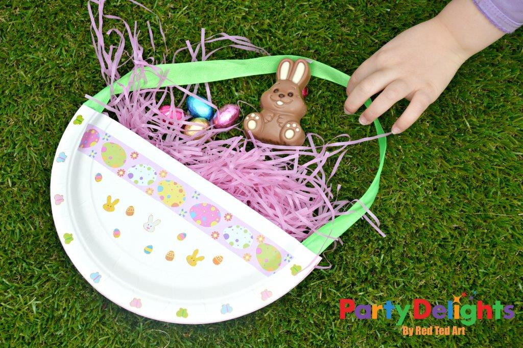 Easter Basket Craft Ideas For Preschoolers
 Paper Plate Easter Baskets Easy Easter Craft