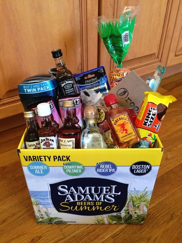 Easter Basket Gift Ideas For Adults
 1000 ideas about Boyfriend Gift Basket on Pinterest