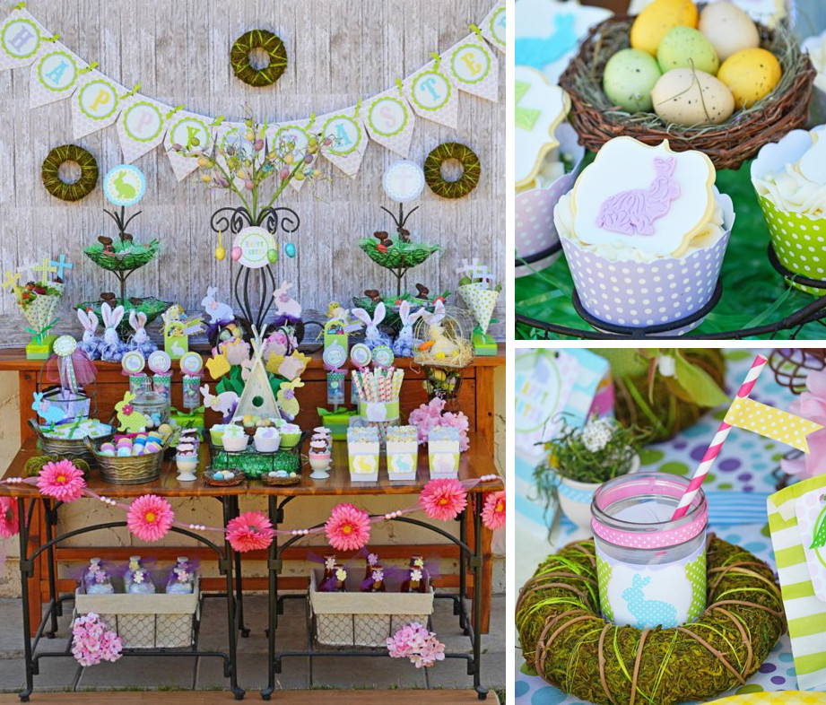 Easter Bday Party Ideas
 Kara s Party Ideas Easter Dessert Buffet Party FREE