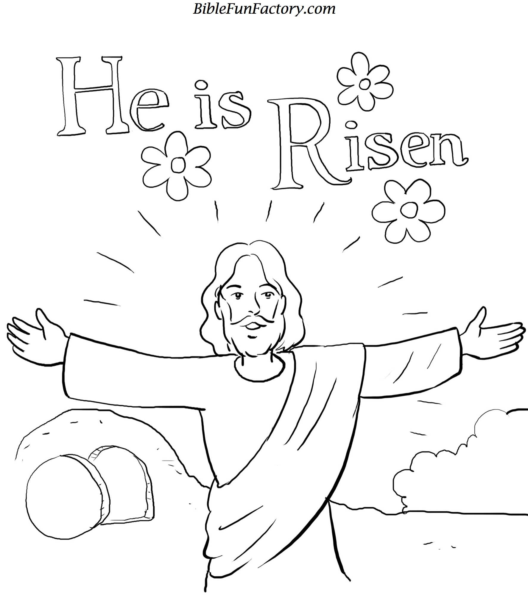 Easter Bible Coloring Pages For Toddlers
 Easter Coloring Sheet Bible Lessons Games and