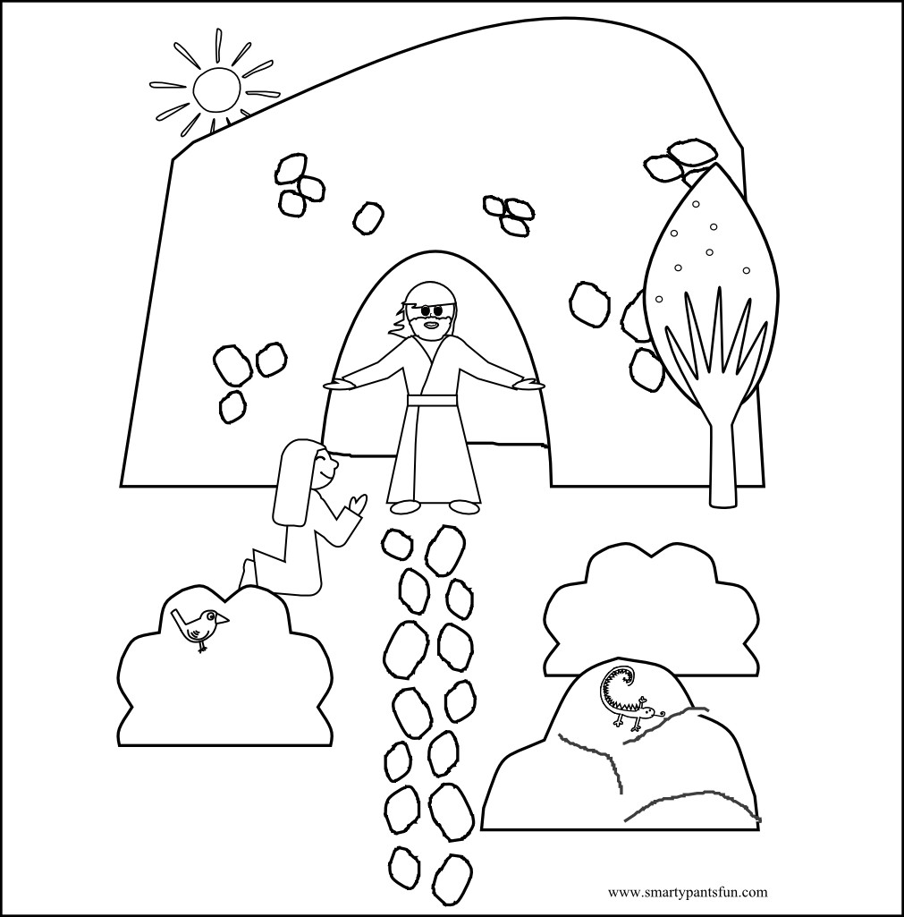 Easter Bible Coloring Pages For Toddlers
 Free Printable Easter Coloring Pages
