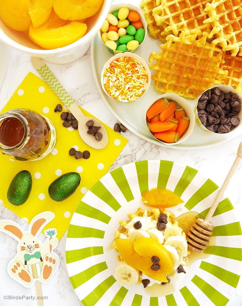Easter Brunch Party Ideas
 How to Set up an Easter Waffle Bar Party Ideas