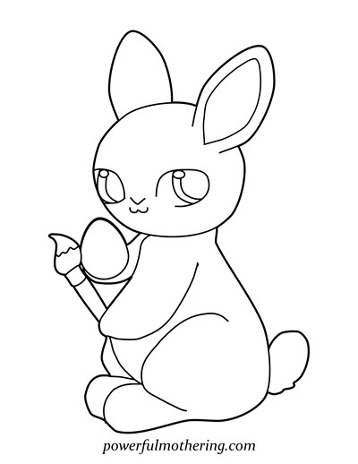 Easter Bunny Coloring Pages Free Printable
 10 Free Printable Easter Egg and Bunny Coloring Pages