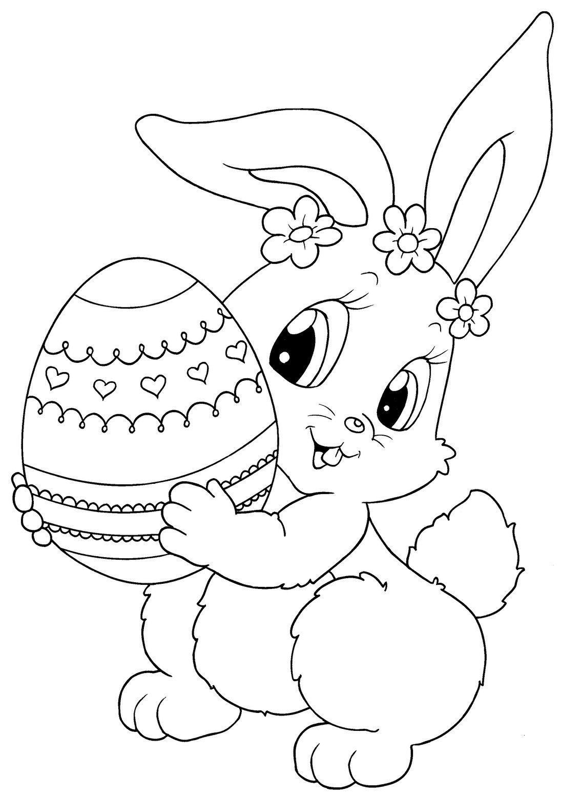 Easter Bunny Coloring Pages Free Printable
 Top 15 Free Printable Easter Bunny Coloring Pages line