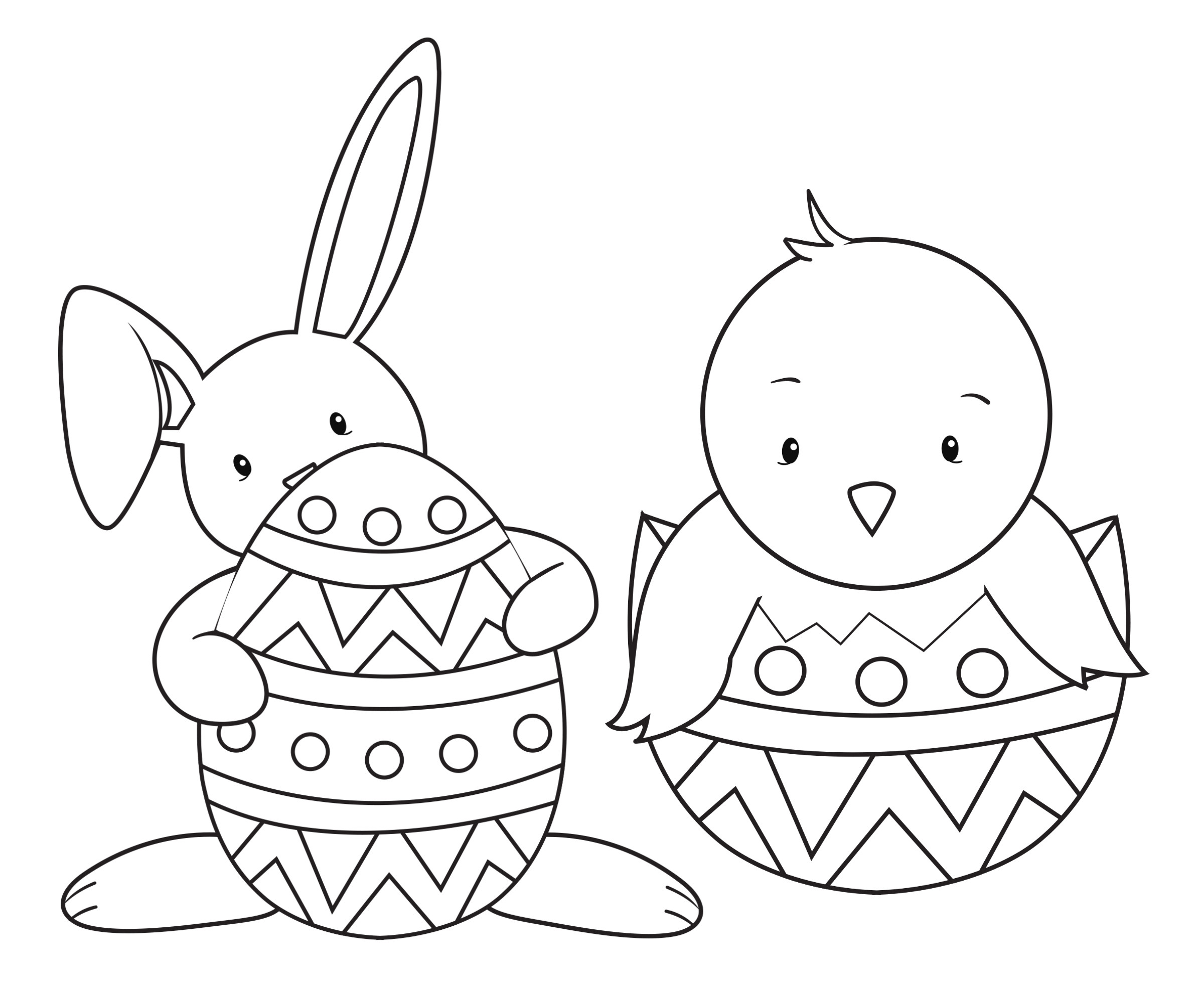 Easter Bunny Coloring Pages Free Printable
 Easter Coloring Pages for Kids Crazy Little Projects