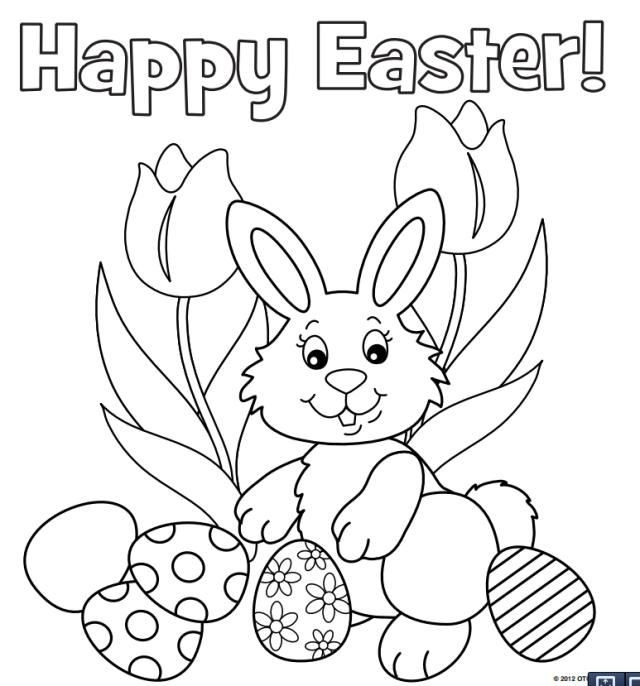 Easter Bunny Coloring Pages Free Printable
 The Kids Will Love These Free Printable Easter Bunny