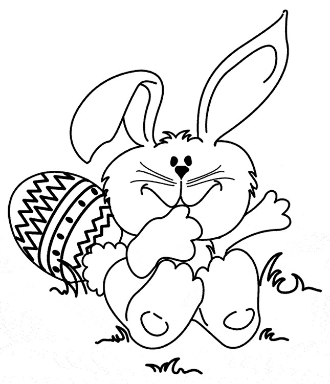 Easter Bunny Coloring Pages Free Printable
 Easter Bunny Coloring Page