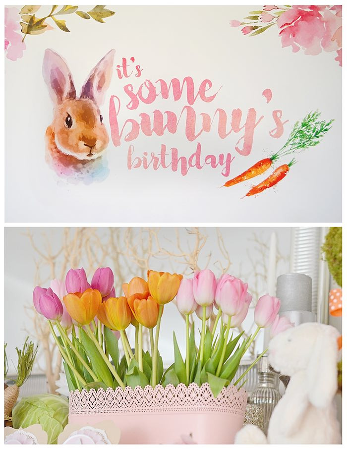 Easter Bunny Party Ideas
 Kara s Party Ideas Bunny Birthday Party