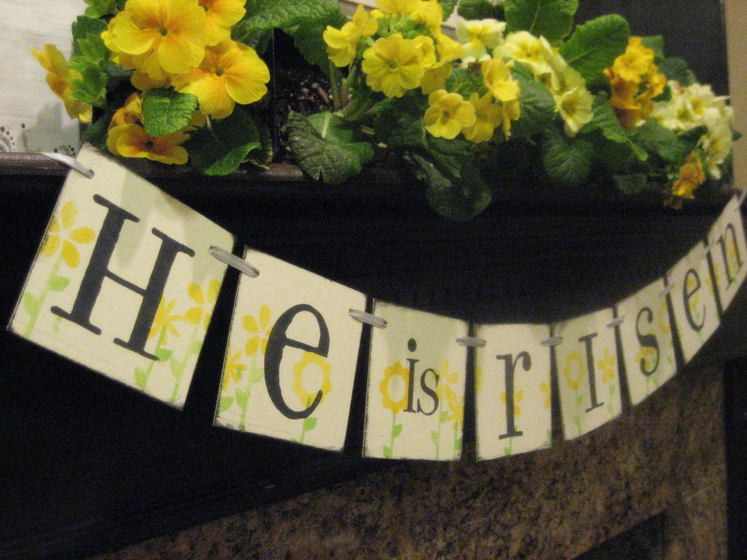 Easter Church Party Ideas
 Easter Decoration HE is RISEN Banner