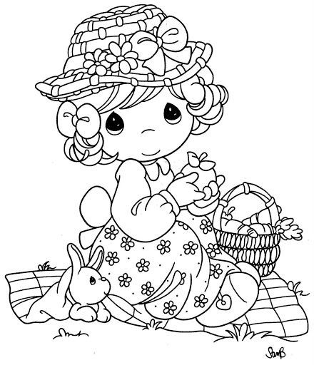 Easter Coloring Pages For Girls
 25 best ideas about Easter coloring pages on Pinterest