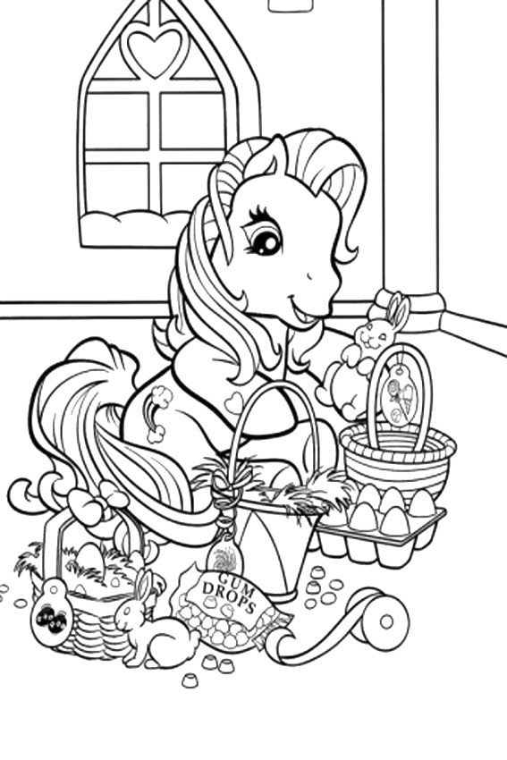 Easter Coloring Pages For Girls
 Easter coloring pages to color in on a rainy easter Sunday