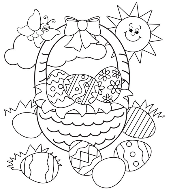 Easter Coloring Pages For Toddlers
 Free Easter Colouring Pages The Organised Housewife