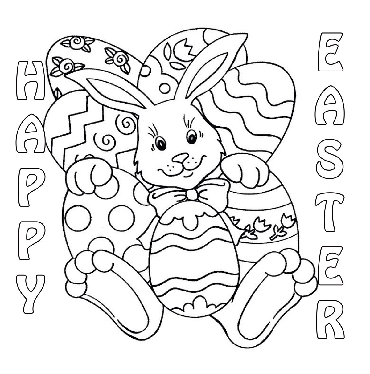 Easter Coloring Pages For Toddlers
 March 2014