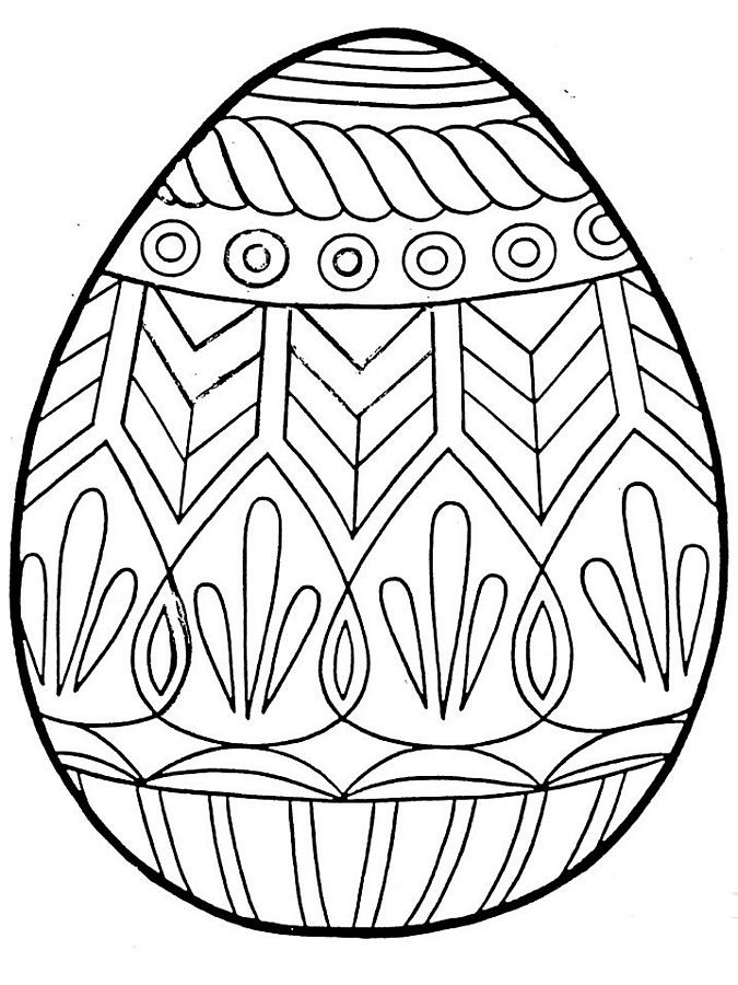 Easter Egg Coloring Pages
 Free Printable Easter Egg Coloring Pages For Kids